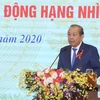 Phó Thủ tướng thường trực Chính phủ Trương Hoà Bình phát biểu tại hội nghị. 