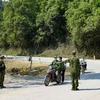 Bộ đội Biên phòng tăng cường kiểm soát khu vực biên giới, cửa khẩu. (Ảnh: Xuân Tư/TTXVN)