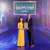 Công ty TNHH Pfizer Việt Nam được vinh danh vị trí thứ 7 trong Top 100 nơi làm việc tốt nhất Việt Nam. (Ảnh: PV/Vietnam+)