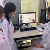 Bệnh viện Trung ương Quân đội 108 điều trị cho bệnh nhân nhiễm biến thể mới. (Ảnh: PV/Vietnam+)