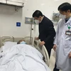 Bộ trưởng Bộ Y tế thăm và làm việc tại Bệnh viện Bệnh Nội tiết Trung ương. (Ảnh:T.G/Vietnam+)