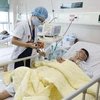 Bệnh nhân điều trị tại Trung tâm Hô hấp, Bệnh viện Bạch Mai. (Ảnh: CTV/Vietnam+)