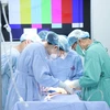Các bác sĩ phẫu thuật cho một trường hợp mắc bệnh ung thư. (Ảnh: PV/Vietnam+)