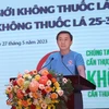 Thứ trưởng Bộ Y tế Trần Văn Thuấn phát biểu tại buổi lễ. (Ảnh: PV/Vietnam+)