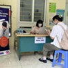 Một buổi tái khám thuộc nghiên cứu thử nghiệm vaccine lao cho thanh thiếu niên và người lớn tại Hà Nội tháng 8/2023. (Ảnh: PV/Vietnam+)