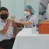 Tiêm chủng vaccine phòng bệnh cho trẻ em. (Ảnh: TTXVN/Vietnam+)