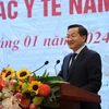 Phó Thủ tướng Chính phủ Lê Minh Khái phát biểu tại Hội nghị. (Ảnh: PV/Vietnam+)