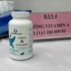 Vitamin A viên nang được dùng bổ sung thêm vi chất cho trẻ. (Ảnh: T.G/Vietnam+