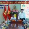 Ông Nguyễn Trọng Diện - Giám đốc Sở Y tế Quảng Ninh phát biểu tại buổi tập huấn. (Ảnh: PV/Vietnam+)