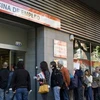 Dòng người thất nghiệp tìm việc làm tại Tây Ban Nha. (Nguồn: AFP)