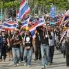 Người biểu tình Thái cắt điện sở chỉ huy cảnh sát quốc gia