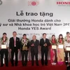  Trao giải thưởng cho kỹ sư và nhà khoa học trẻ Việt Nam