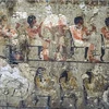 Bức tranh trên tường của ngôi mộ cổ. (Nguồn: Al Ahram)