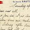 Bức thư cuối cùng viết trên tàu Titanic có giá 200.000 USD