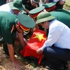 Thanh Hóa: An táng 27 hài cốt liệt sỹ hy sinh tại Lào
