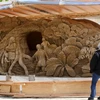 [Photo] Triển lãm tác phẩm điêu khắc làm từ cát tại Đức