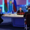 Tổng thống ba nước Nga, Belarus và Kazakhstan. (Nguồn: kremlin.ru)