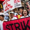 Làn sóng biểu tình rầm rộ của công nhân ngành đồ ăn nhanh ở Mỹ