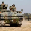 Quân đội Thổ Nhĩ Kỳ triển khai xe tăng gần biên giới với Syria