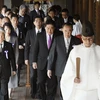 Thủ tướng Nhật Bản gửi đồ lễ tới đền thờ chiến tranh Yasukuni