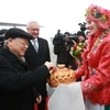 Tổng Bí thư Nguyễn Phú Trọng bắt đầu thăm chính thức Belarus