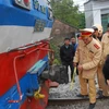Hà Nam: Va chạm giữa tàu hỏa và ôtô làm một người thiệt mạng