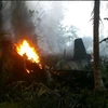 Rơi máy bay quân sự gần thủ đô Sri Lanka, 5 người thương vong