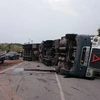 Khởi tố lái xe container đâm xe khách làm 6 người chết trên QL18