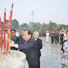 Lãnh đạo TP.HCM dâng hương, dâng hoa Chủ tịch Hồ Chí Minh
