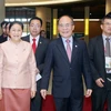 Chủ tịch Quốc hội Lào kết thúc tốt đẹp chuyến thăm Việt Nam