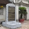 Các tấm bia dựng “chui” tại Khu lăng mộ và đền thờ vua Trần