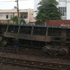 Quảng Bình: Tàu hàng trật bánh, gần 1km đường sắt bị cày xới