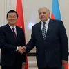Chủ tịch nước Trương Tấn Sang gặp Chủ tịch Quốc hội Azerbaijan