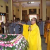 Cộng đồng người Việt tại Ấn Độ tham dự lễ Phật đản tại chùa Ladakh-BudVihar. (Ảnh: Minh Lý-Đăng Chính/Vietnam+)