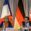 Thứ trưởng Ngoại giao Iran Abbas Araqchi (phải) tại vòng đàm phán hạt nhân giữa Iran và nhóm P5+1 ở Montreux, Thụy Sĩ hôm 5/3. ( Nguồn: AFP/TTXVN)