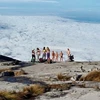 Các du khách thoát y trên đỉnh Kinabalu. (Nguồn: dailymail.co.uk)