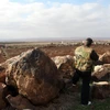 Binh lính Syria tại căn cứ ở tỉnh Sweida . (Nguồn: AFP)