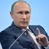 Tổng thống Nga Vladimir Putin tại phiên toàn thể Diễn đàn kinh tế quốc tế St. Petersburg. (Nguồn: RIA Novosti)
