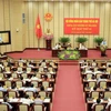 Quang cảnh phiên khai mạc kỳ họp thứ 13 Hội đồng Nhân dân thành phố Hà Nội khóa XIV. (Ảnh: An Đăng/TTXVN)