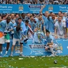 Các cầu thủ Manchester City. (Nguồn: AFP/TTXVN)