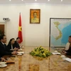 Phó Thủ tướng Hoàng Trung Hải tiếp ông Giles Lever, Đại sứ Vương quốc Anh tại Việt Nam. (Nguồn: baochinhphu.vn)