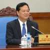 Thủ tướng Nguyễn Tấn Dũng phát biểu tại Lễ ra mắt Ủy ban Quốc gia APEC 2017. (Ảnh: Doãn Tấn/TTXVN)