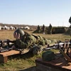Huấn luyện binh sỹ tại một căn cứ quân sự Nga ở Ochamchira, Abkhazia. (Nguồn: RIA Novosti)