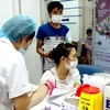 Mỗi tháng, Bệnh viện bệnh Nhiệt đới Trung ương có khoảng 2.000 bệnh nhân viêm gan đến khám, xét nghiệm, điều trị định kỳ. (Ảnh: Dương Ngọc/TTXVN)