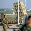 Khẩu đội tên lửa Vòm Sắt của Israel. (Nguồn: AFP/TTXVN)
