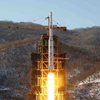 Bệ phóng tên lửa Tongchang-ri. (Nguồn: AP)