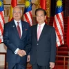 Thủ tướng Nguyễn Tấn Dũng và Thủ tướng Malaysia Najib Razak. (Nguồn: thutuong.chinhphu.vn)