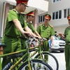 Hà Nội chính thức thí điểm mô hình Cảnh sát tuần tra bằng xe đạp