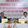 Chủ tịch nước Trương Tấn Sang làm việc với Hội Luật gia Việt Nam. (Ảnh: Nguyễn Khang/TTXVN)