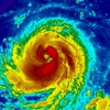 Mắt bão Goni. (Nguồn: stripes.com)